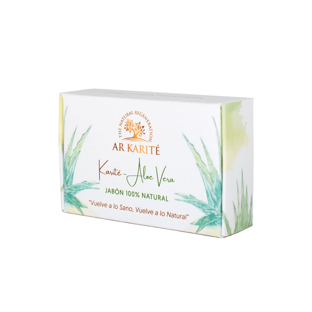 Jabón Karité – Aloe Vera 100% Natural 100gr